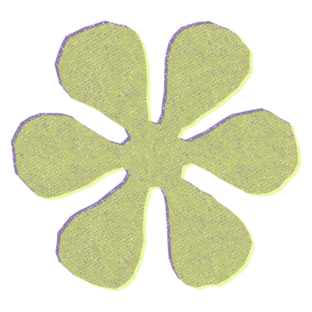 flower graphic yellow Sarine Solveig