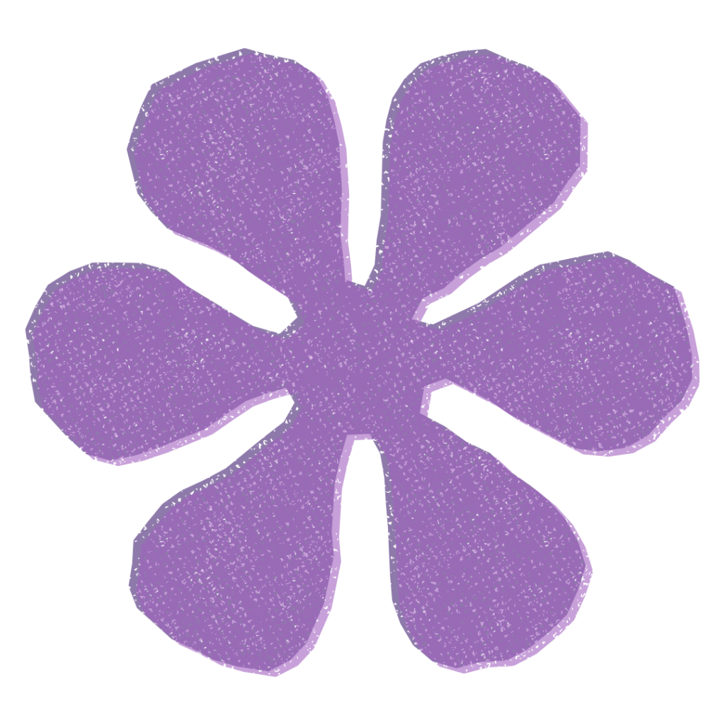 flower graphic purple Sarine solveig